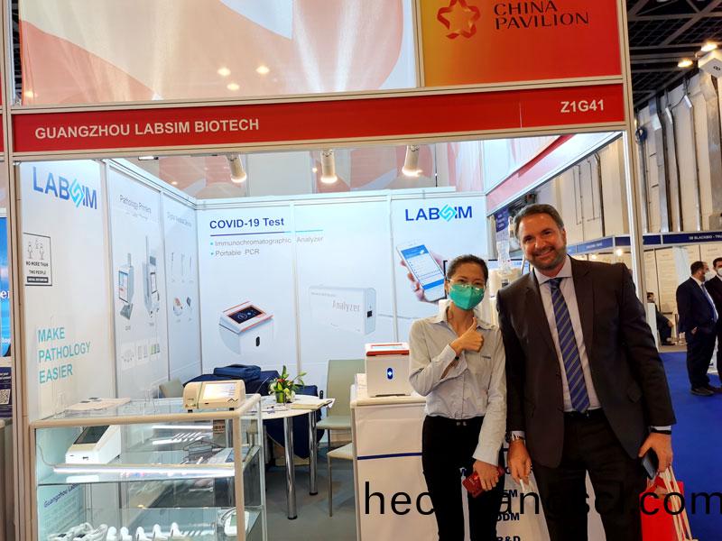 【展(zhan)會迴顧(gu)】藍(lan)勃生物(wu)精(jing)綵亮(liang)相(xiang)2022 MEDLAB Middle East